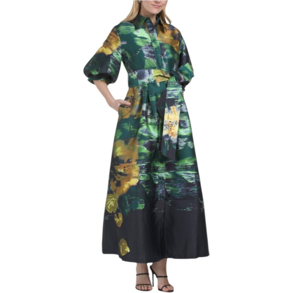 NANCY YANG Shirt Dress Gown